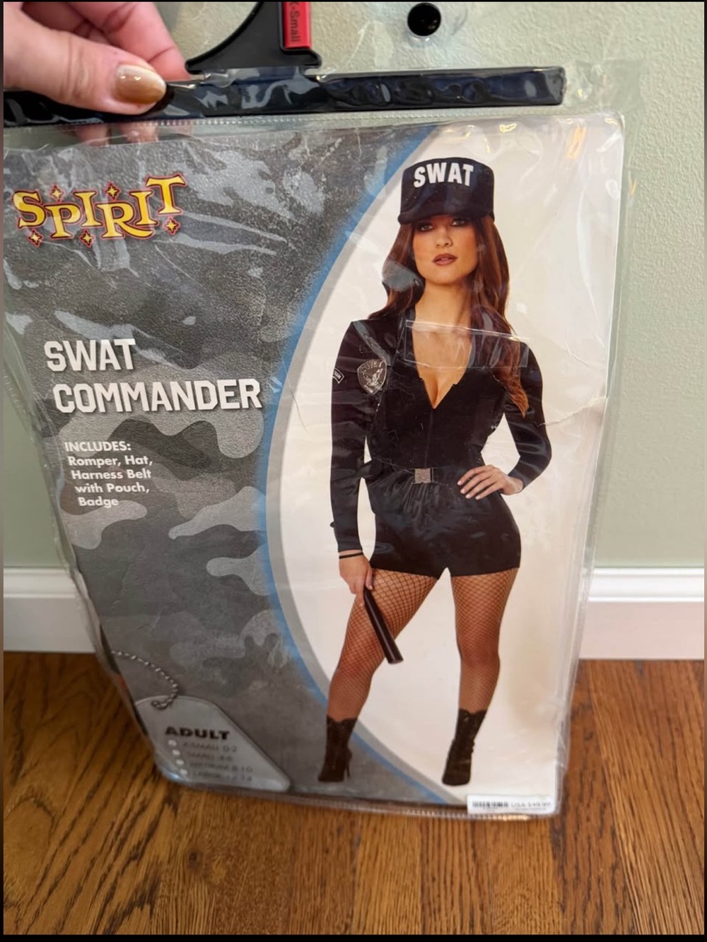 Spirit Women's High-Waist Black Shorts Costume